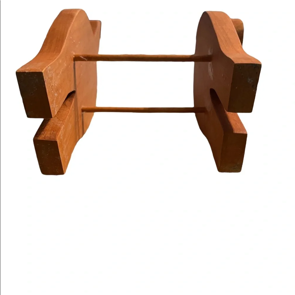 Retro Wooden Dog Toilet Paper Roll Holder